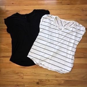 2 Basic Short Sleeve Tops